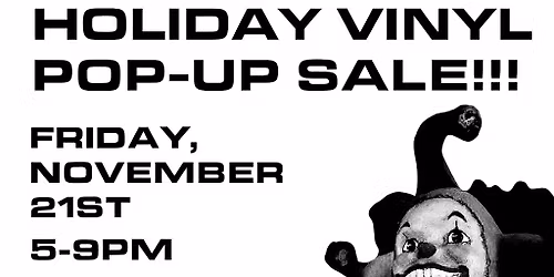 Friday night pop-up sale