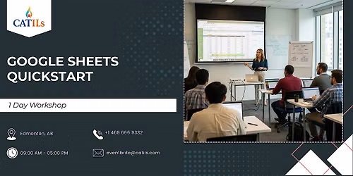 Google Sheets QuickStart: 1 Day Workshop in Edmonton
