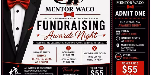 Mentor Waco\u2019s  Fundraising Awards Night