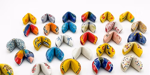 Paint a Ceramic Fortune Cookie with Artist Christopher He