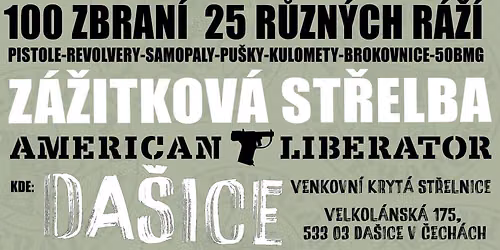 Z\u00e1\u017eitkov\u00e1 st\u0159elba DA\u0160ICE u Pardubic s American Liberator