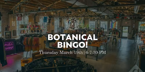 Botanical BINGO at Garage Sale Vintage!