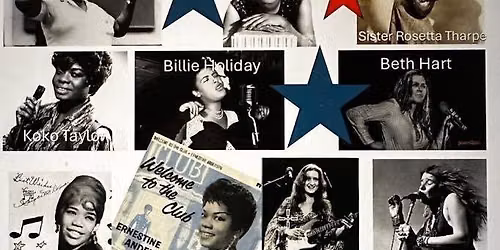 Tribute to women in Blues live p\u00e5 Kom Bar