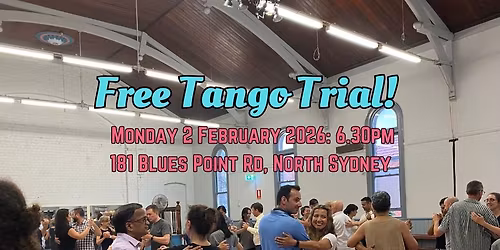 FREE Tango Trial February 2 - North Sydney