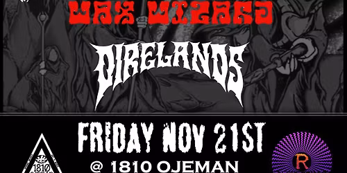 STONE NOMADS & WARLUNG with special guests WAX WIZARD & DIRELANDS. GRAVITOYD HEAVY HOLIDAZE HOUSTON
