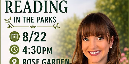 Reading in the Park with Author Miranda Reese, Checking You Out