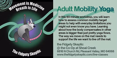 Adult Mobility Yoga @ Shoal Creek Co-Op