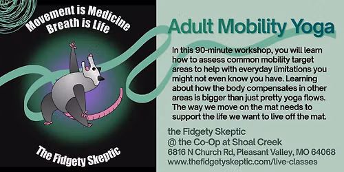 Adult Mobility Assessment + Yoga @ The Co-Op at Shoal Creek