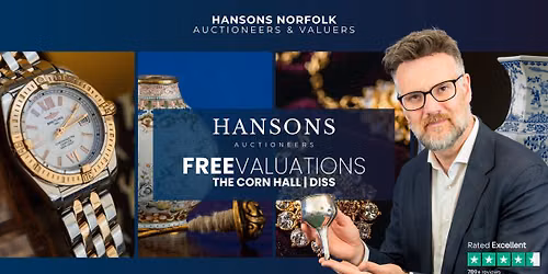 Diss FREE Valuation Day | Gold, Silver, Jewellery & Antiques Valuations | The Corn Hall