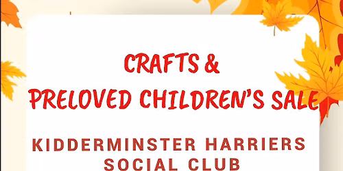 Crafts and pre loved baby\/ children\u2019s sale 