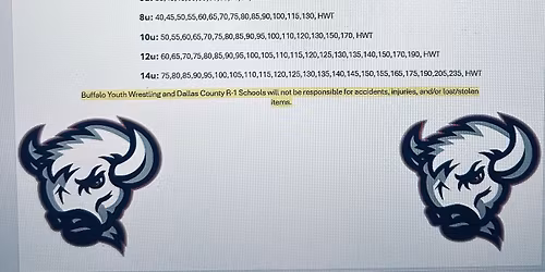 Bison battle youth wrestling tournament