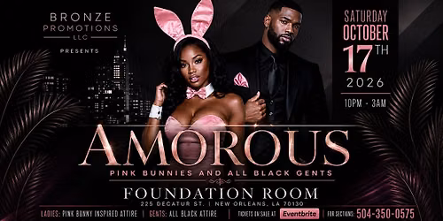 Pink Bunnies & All Black Gents