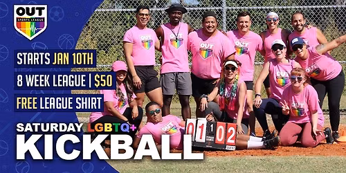 LGBTQ+ Winter Kickball League