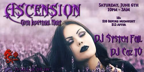 Ascension: Goth Industrial Night at The Masquerade (18+)