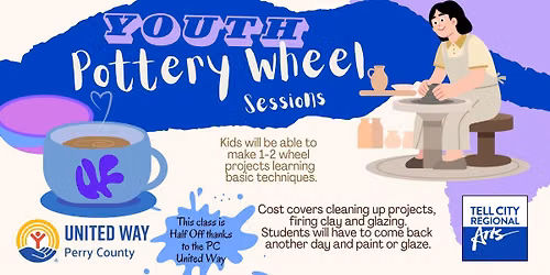 Youth Pottery Wheel Sessions