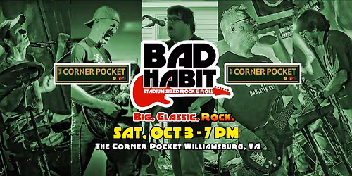 Bad Habit ROCKS The Corner Pocket