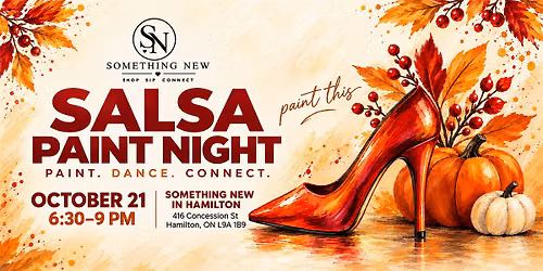 "SALSA PAINT NIGHT"  IN HAMILTON
