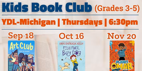 Kids Book Club (Grades 3-5)