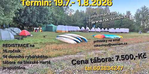 Letn\u00ed ryb\u00e1\u0159sk\u00fd t\u00e1bor na Slezsk\u00e9 Hart\u011b