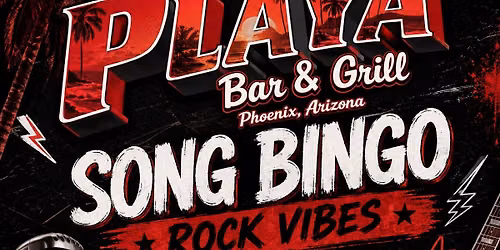 Song Bingo @ The Playa 