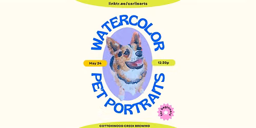 Pet Portraits: A Watercolor Workshop