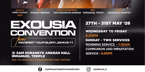EXOUSIA CONVENTION