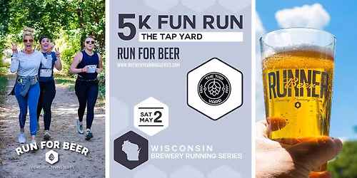 5k Beer Run x The Tap Yard | 2026 Wisconsin Brewery Running Series