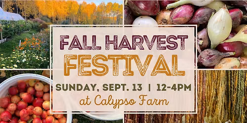 Fall Harvest Festival + Veggie Sale