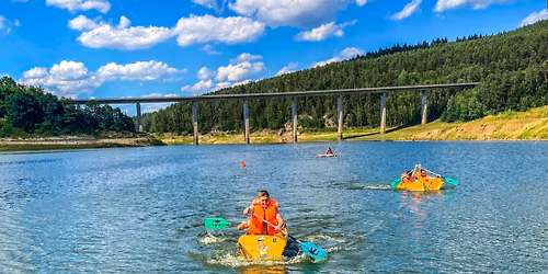 Sautrogrennen am Eixendorfer See mit Schnuppersegeln