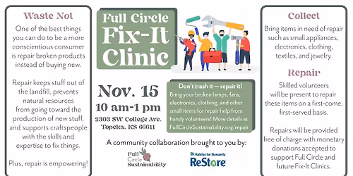 Full Circle Fix-It Clinic