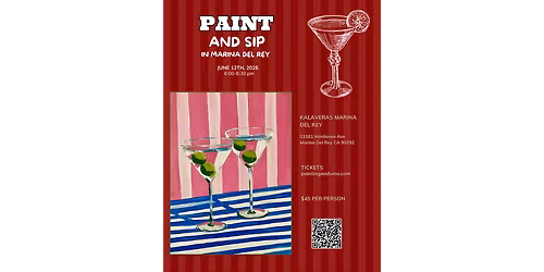 Martini After Dark - Paint and Sip in Orange County | Classpop!\u2122