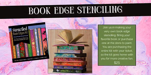 Book Edge Stenciling