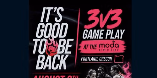 SHES BACK 3V3 ON THE MODA CENTER FLOOR