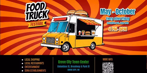 Grove City Town Center Food Truck Festival and Shop Hop 