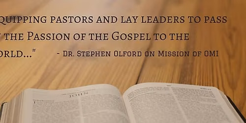 "Expository Preaching and Spiritual Growth" Institute