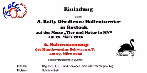 8. Rally Obedience Turnier und 6. Schwaanencup HV Schwaan