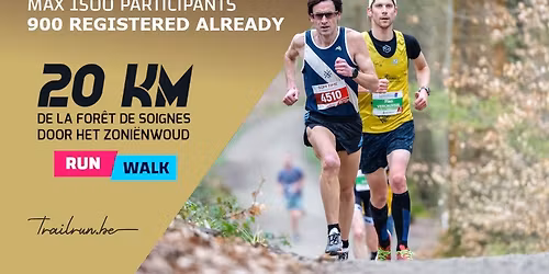 20 km RUN door het Zoni\u00ebnwoud | de la For\u00eat de Soignes