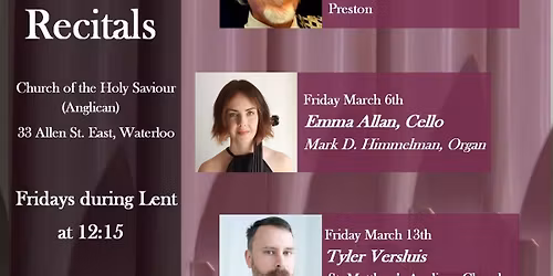 Lenten Organ Recitals