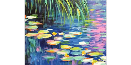 Monet\u2019s Water Lilies II - Paint and Sip in Sacramento | Classpop!\u2122