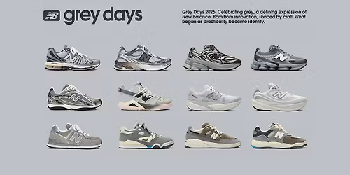 Exclusive Preview of New Balance Grey Days at Clarke Quay