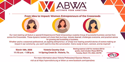 March VPEN Business Meeting