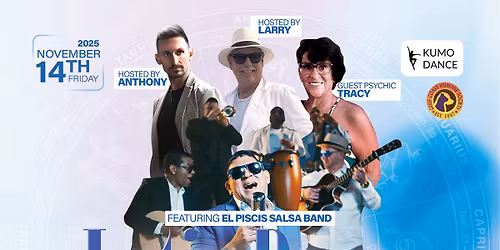 Charity social dance with El Piscis Salsa band