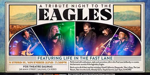 A Tribute Night to The Eagles - Salinas, CA