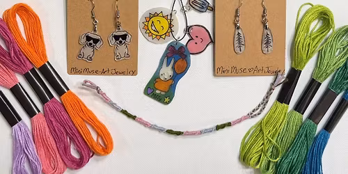 Shrink It! Spring Break Jewelry & Charm Art Kid's Art Class