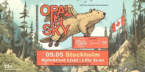 Opal In Sky + Sharks In Your Mouth + Torments + Severed In Vain | Kollektivet Livet, Stockholm | 9\/5