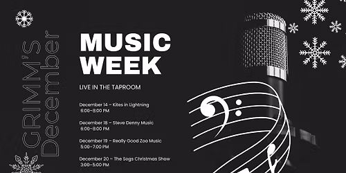Grimm\u2019s December Music Week: Live In The Taproom