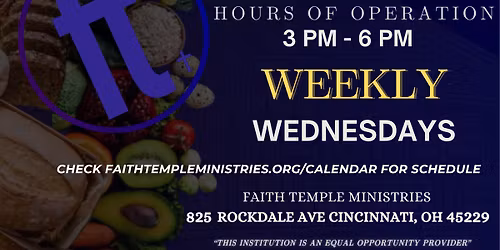 Faith On 25th Food Pantry