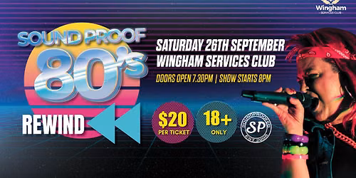 The Soundproofed 80s Coastal Blitz - Wingham Services Club