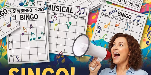 Singo (music bingo) EVERY MONDAY!