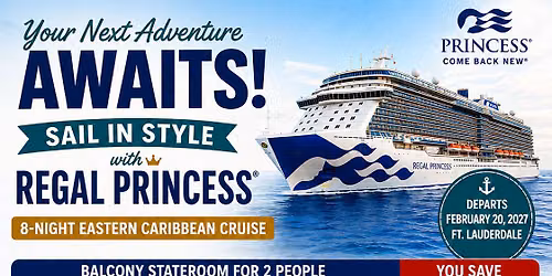 Seas the Moment Regal Princess Group Cruise 